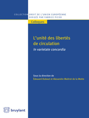 cover image of L'Unité des libertés de circulation
